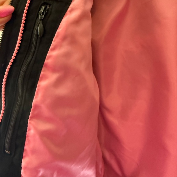 Harley-Davidson Women's Black and Pink Casual Jacket with removable Vest - Picture 3 of 14